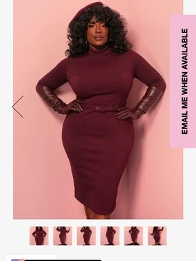 ISO (do NOT buy!) Vixen by Micheline Pitt - Bad Girl Wiggle Dress Merlot + more